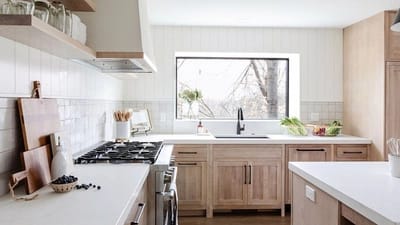 Picture Windows Over Kitchen Sink